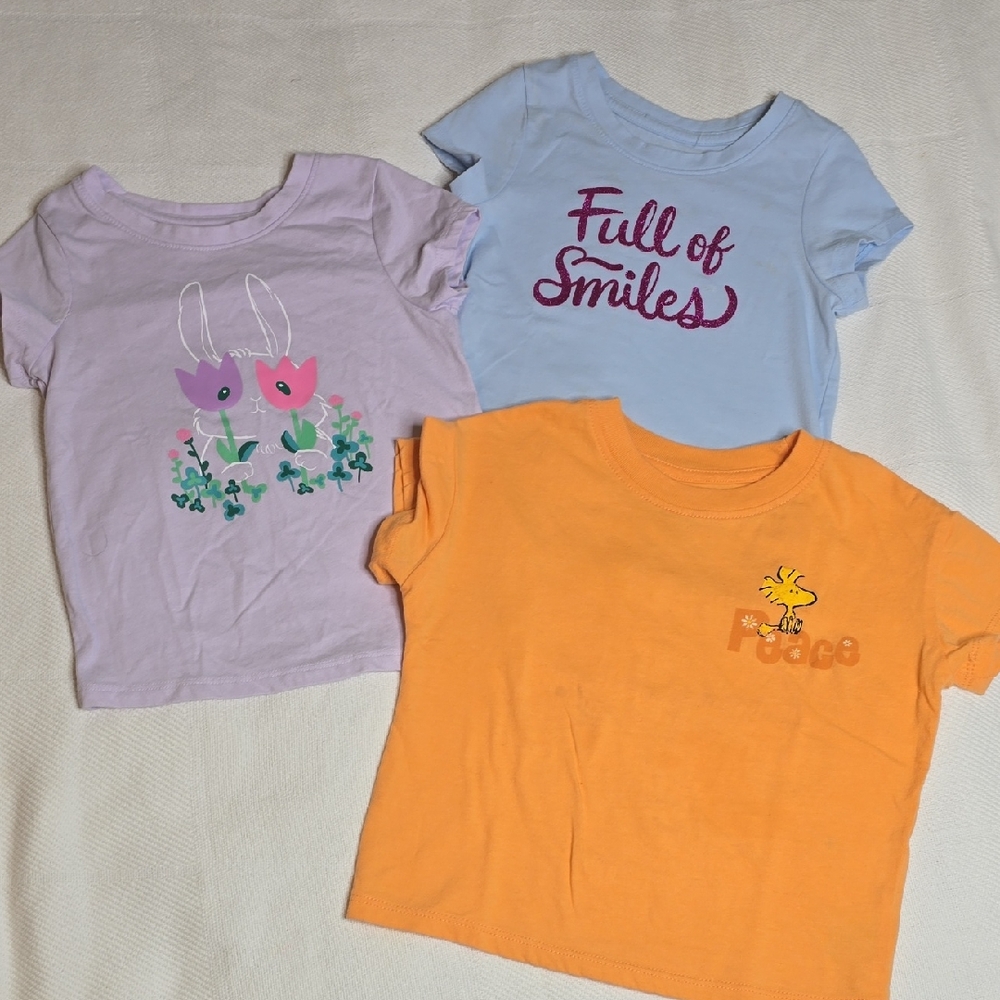 Set Of 3 Toddler Girls Tshirts
